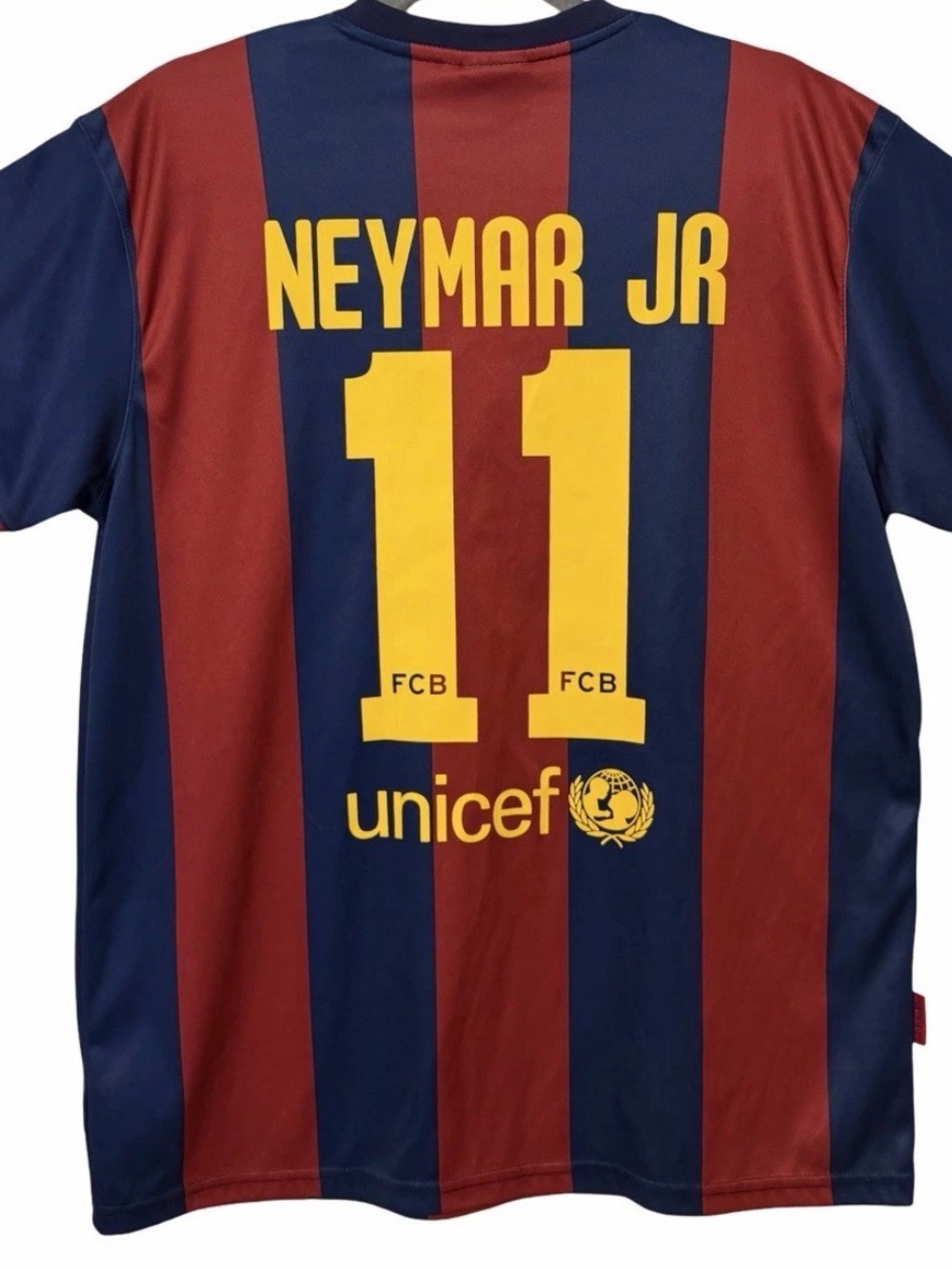 Men's Neymar Jr #11 Football Soccer Jersey in Red and Navy World Cup
